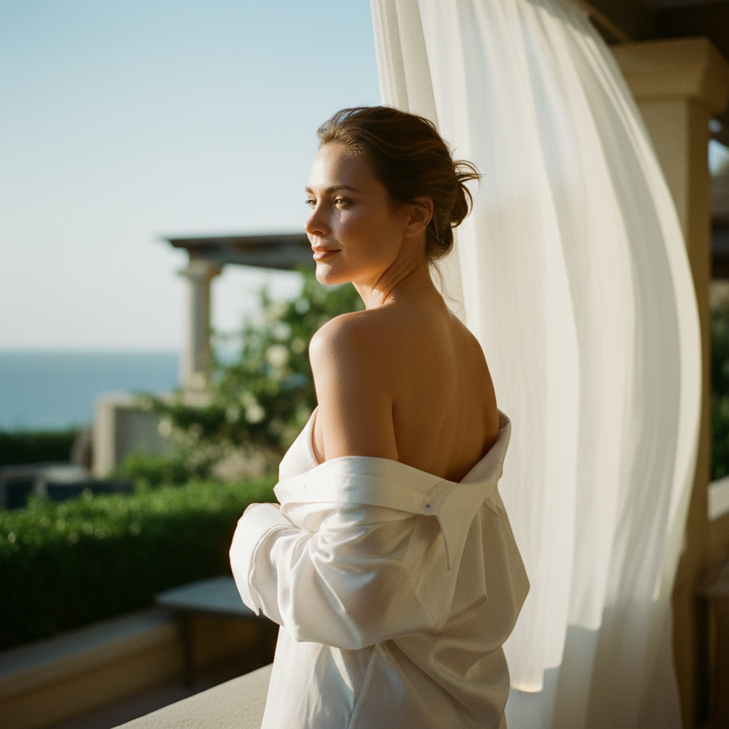 Editorial photograph evoking how Infinite Love feels when worn